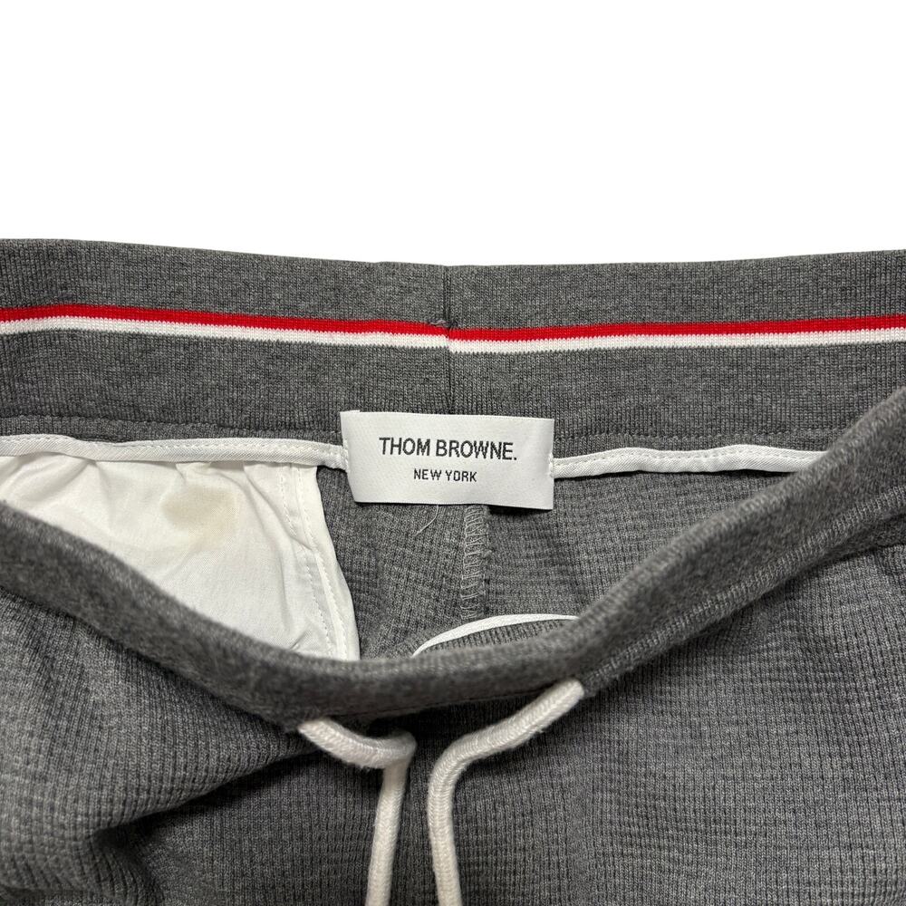Thom Browne Waffle Classic Loopback 4 Bar Sweatpa… - image 4